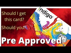 Indigo Credit Card pre approval offer review