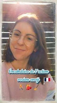 Vocabulaire de l'action avec les emojis🚶‍♀️💃🗣 - French vocabulary 🇫🇷 #Frenchbeginner #French #fle