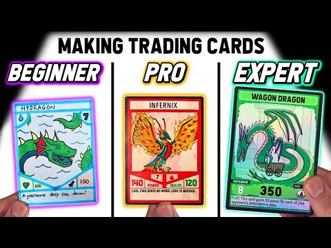 The 3 Levels of Making Trading Cards... (How To Guide)