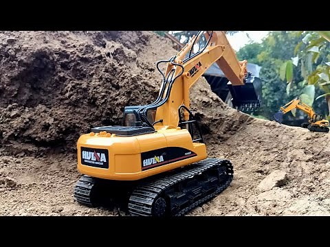 Mainan Excavator Huina 1580 || Rc EXCAVATOR construction Top