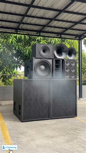 Assembled speakers suitable for home use #fyp viral #public spotlight #soundsystem
