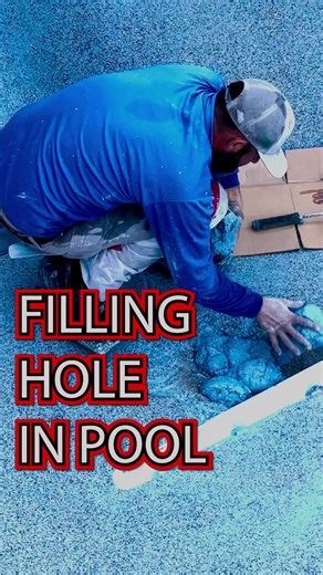 Watch Us Fill The Hole In This Pool! #poolplaster #poolconstruction #poolcleaning #constructionlife #constructionworker #construction #constructiontips #poolbuilders #poolguy #stonescapes #poolday #pooltime