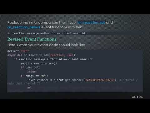 How to Ensure on_reaction_add Only Triggers for Your Bot's Messages in Discord.py