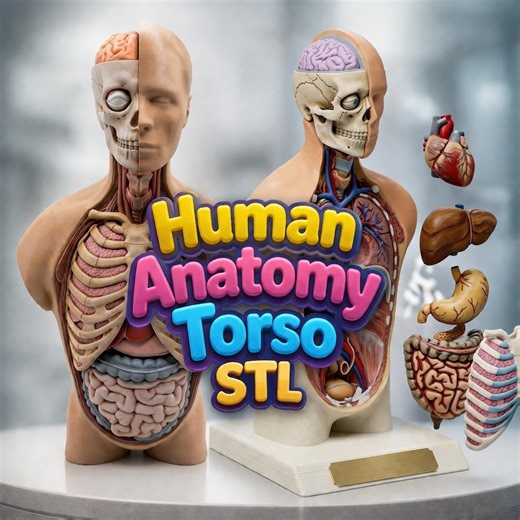 Human Anatomy Torso 3D Model STL – Detailed Organ Kit (digital Download) - Etsy Australia