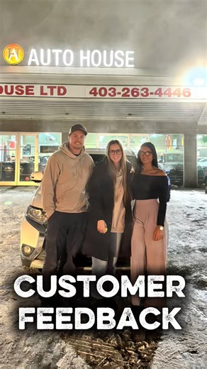 Kirstie & Jacob recently purchased their 2017 Mitsubishi Outlander from AutoHouse and shared a great review about their experience. We’re proud to help Calgary families find reliable, affordable vehicles with honest service every step of the way. 📍 2404-23 Ave NE, Calgary 📞 403-263-4446 🌐 www.autoshouse.com . . #MitsubishiOutlander #2017Outlander #CalgaryDeals #CalgaryUsedCars #AutoHouseCalgary #YYCUsedCars #FamilySUV #CustomerExperience #CalgaryCommunity #TrustedDealer #CarShoppingYYC #SUVLi