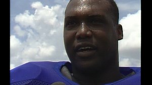 A rookie Leon Lett was just trying to make the Cowboys roster in 1991: "I'm just trying to work hard, get the coach to notice that I'm working hard. Maybe get a chance, get a shot." | Mike Leslie