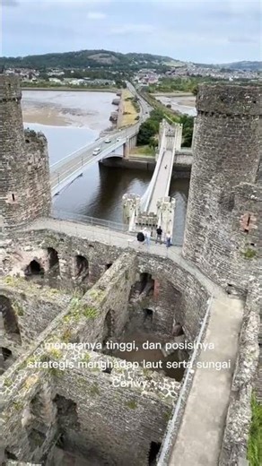 Conwy Castle: Benteng Abad ke-13 yang Masih Berdiri Kokoh di Wales #misteridunia #vidioshort #fyp