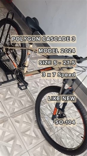 Hemat Berkelas anti Minder, SO-104 POLYGON CASCADE 3 ‪@secondoption23‬