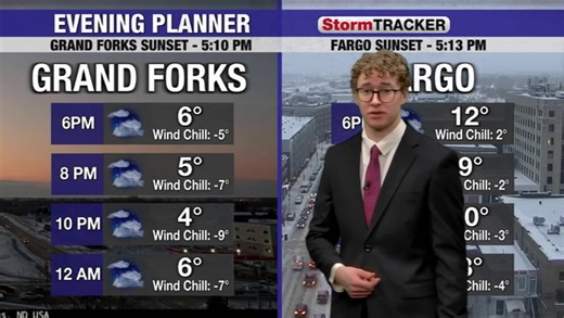 Mainly cloudy with a few flurries this evening