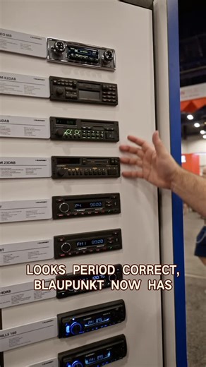 Adding Machine Garage on Instagram: "Lots of new options for the retro styled radios from @blaupunkt.brand and we have a couple of projects in mind for these. Stay tuned. #blaupunkt #caraudio #semashow"