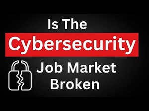 Is the Cybersecurity Job Market Broken in 2025 ?