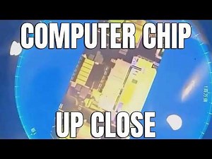What a Computer Chip Looks Like Up Close: Insane 1000x CPU Zoom in 4K