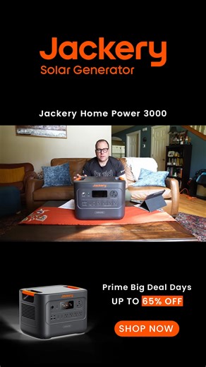 Save $1500 on the Solar Generator HomePower 3000 — the world's smallest 3kWh unit — during our massive Early Prime Big Deal Days.  Keep your fridge and devices powered for days in any emergency outage. | Jackery | Facebook