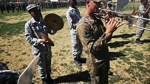 Otjiwarongo, 20 August 2019: Rehearsals for Heroes Day Commemmoration underway at Paresispark Stadium. | The Ministry of Defence and Veterans Affairs