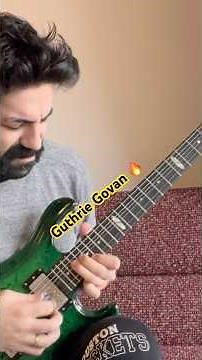 Guthrie Govan Blues (Combining Pentatonic) #guitarsolo #guthriegovan #12barblues