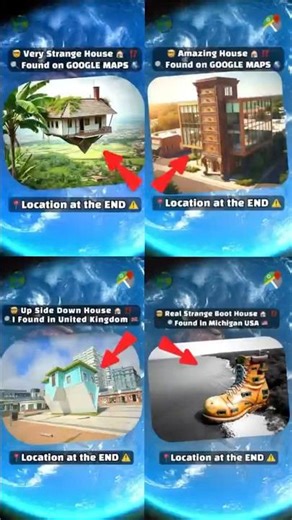 🔥TOP WIERD HOUSES ON GOOGLE MAPS 🌎