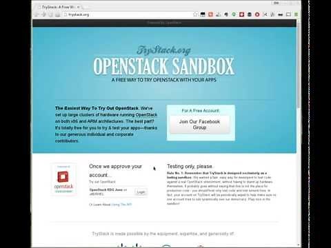 Starting VMs on Trystack.org