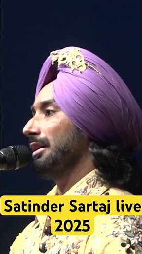 Satinder sartaj live show | Satinder Sartaj 2025 | Latest live show