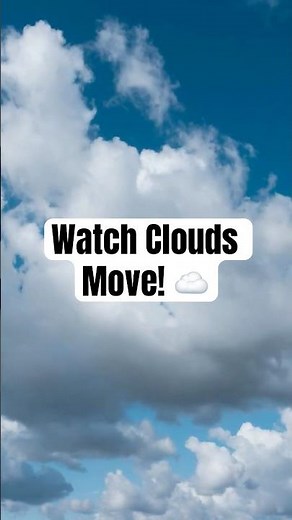 Clouds Moving Time Lapse ☁️ | Watch the Sky Change for Kids | Preschool Learning Short