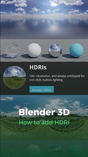 How to Add HDRI Lighting in Blender (Manual Method – Step-by-Step Tutorial)