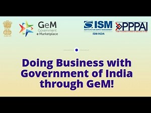 Webinar on GeM Portal