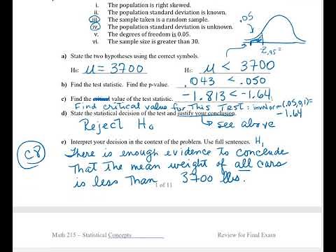 Math 215 Final Exam Review