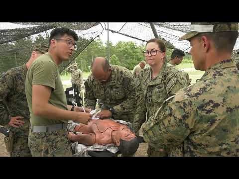USMC's 4th Medical Battalion in action at Fort McCoy, WI