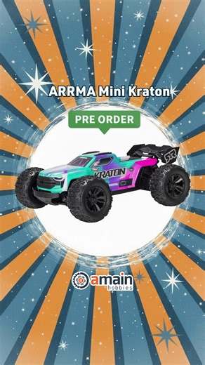 🚨 PRE-ORDER ALERT 🚨 The 1/16 Mini ARRMA Kraton 3S BLX 4x4 is officially incoming and it’s not playing around. Built from the ground up on a clean-sheet mini platform, this thing brings full-send Kraton attitude to a bash-anywhere size. Backyard? Skate spot? Dirt lot? Say less. Run it smooth on 2S or drop in the PowerKey and unlock 3S Chaos Mode for 50 MPH madness ⚡ Clipless body. Waterproof electronics. Brushless punch. Pre-order now and be ready when the smallest ARRMA Kraton starts causing t