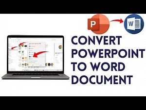 How To Convert PowerPoint (PPT )To Word Document