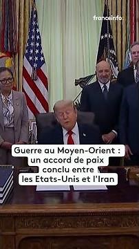 The United States and Iran have reached a peace agreement,
