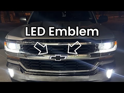 How to install 2016-2018 Silverado 1500 LED emblem