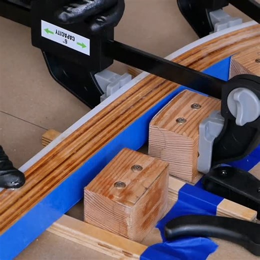 Cape Falcon Kayak on Instagram: "Skin on Frame St. Lawrence River Skiff building process: Video 2) Laminating the frames. . . . #smallboat #woodworking #skinonframe #boatbuilding"
