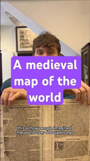 A medieval woodcut T-O world map from the Mer des Hystoires #history #antiquemaps