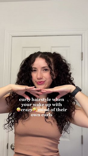 its giving 🦁 i woke up with 100 diff curl patterns but this hairstyle saved the day 💖🫶 #curlyhair #hairinspo #hairstyle #curls #easyhair #workhairstyle #longhairatyles #hairtipsandtricks #curl