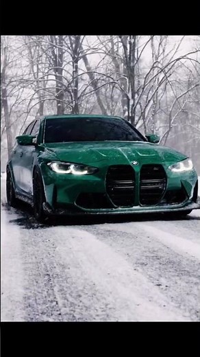 Isle of Man Green M4 DRIFTING in a Winter Wonderland ❄️ (CINEMATIC)LOUD BMW G82 M4 Snow Drifts |