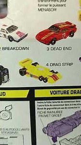 TRANSFORMERS G1 STUNTICON,cascadican DRAG STRIP.
