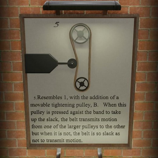 Mechanical Movement #5 Belt Clutch Mechanism #507MechanicalMovements #Clutch #BlenderAnimation