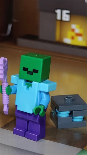 Zombie - Lego Minecraft - Advent Calendar #lego #minecraft #minecraftbuilding #minecraftshorts