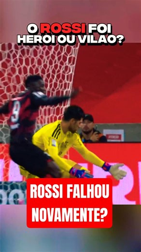 Rossi blundered in the Athletico Paranaense vs. Flamengo match. #flamengo
