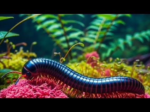 Animal Swarm! A Rare Look at a Millipede Colony