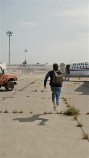 I Ran Into an Abandoned Airplane While Something Was Hunting Me on the Runway #AbandonedAirport #RunwayEncounter #POVSurvival #FoundFootageHorror #CreatureSightings