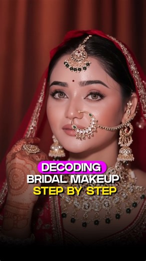 BRIDAL MAKEUP STEPS #makeup #makeuptutorial #yoytubeshorts #trending #viral