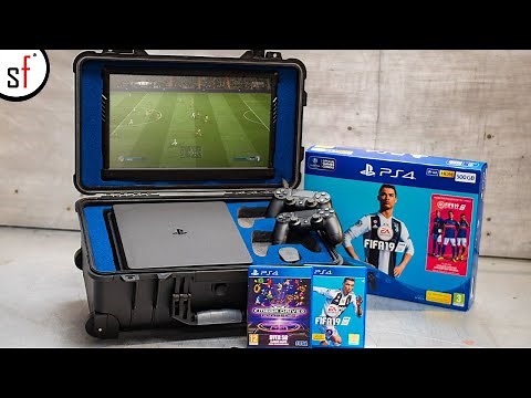 We made a PORTABLE PS4 - Play FIFA anywhere!