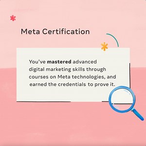 Build up your confidence, your skills and your career with Meta Certification. Get started today. 🚀 | Meta for Business
