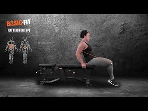 Flat Bench Knee Ups