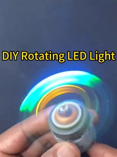 DIY Rotating LED Light #diy #diyproject #diyelectronics #weldinglife #led #ledlights #creative #techlover #techlife