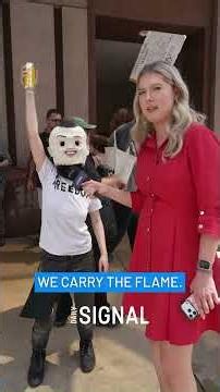TPUSA Protestors Left SPEECHLESS when asked why they’re protesting