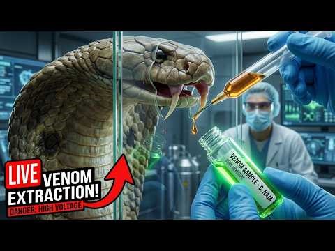 Inside The Snake Venom Lab | How Snake Venom is Used For Medicine
