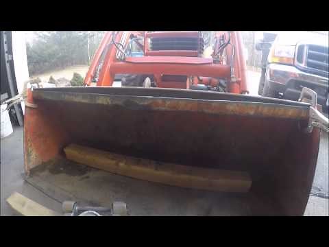 Fixing Reinforcing Kubota L3400 Bucket