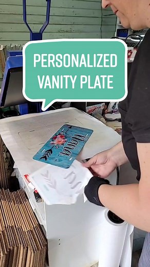 Custom Personalized Vanity License Plate - Handmade Gift Idea